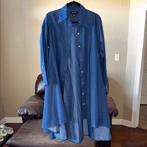 Women’s Blue Long Jacket